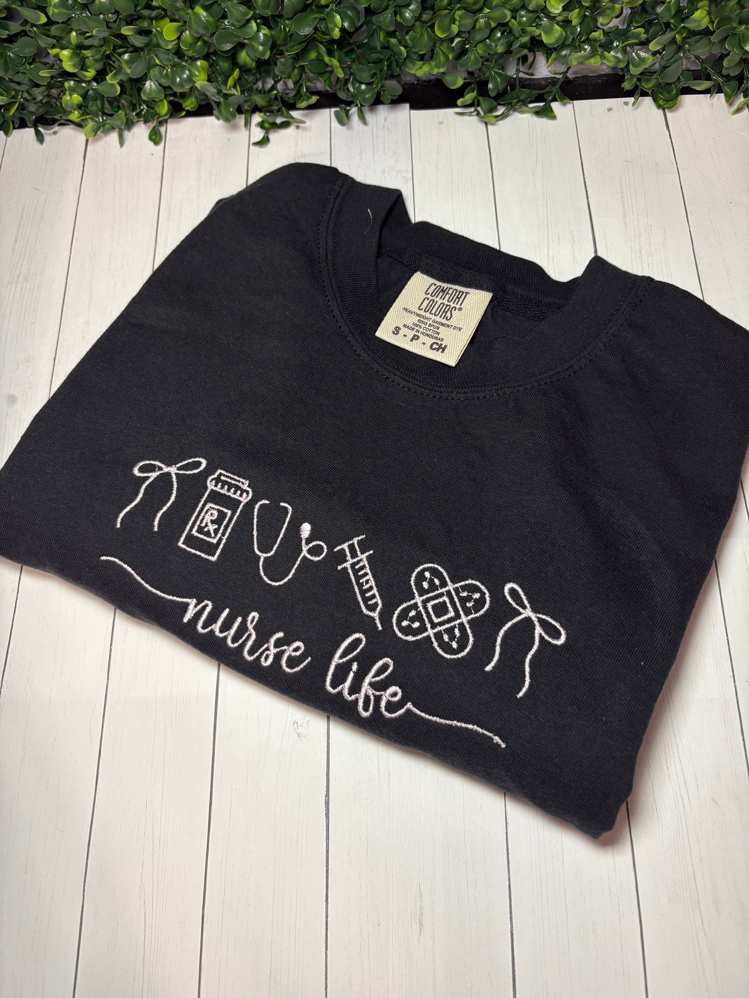 Embroidered T-shirts