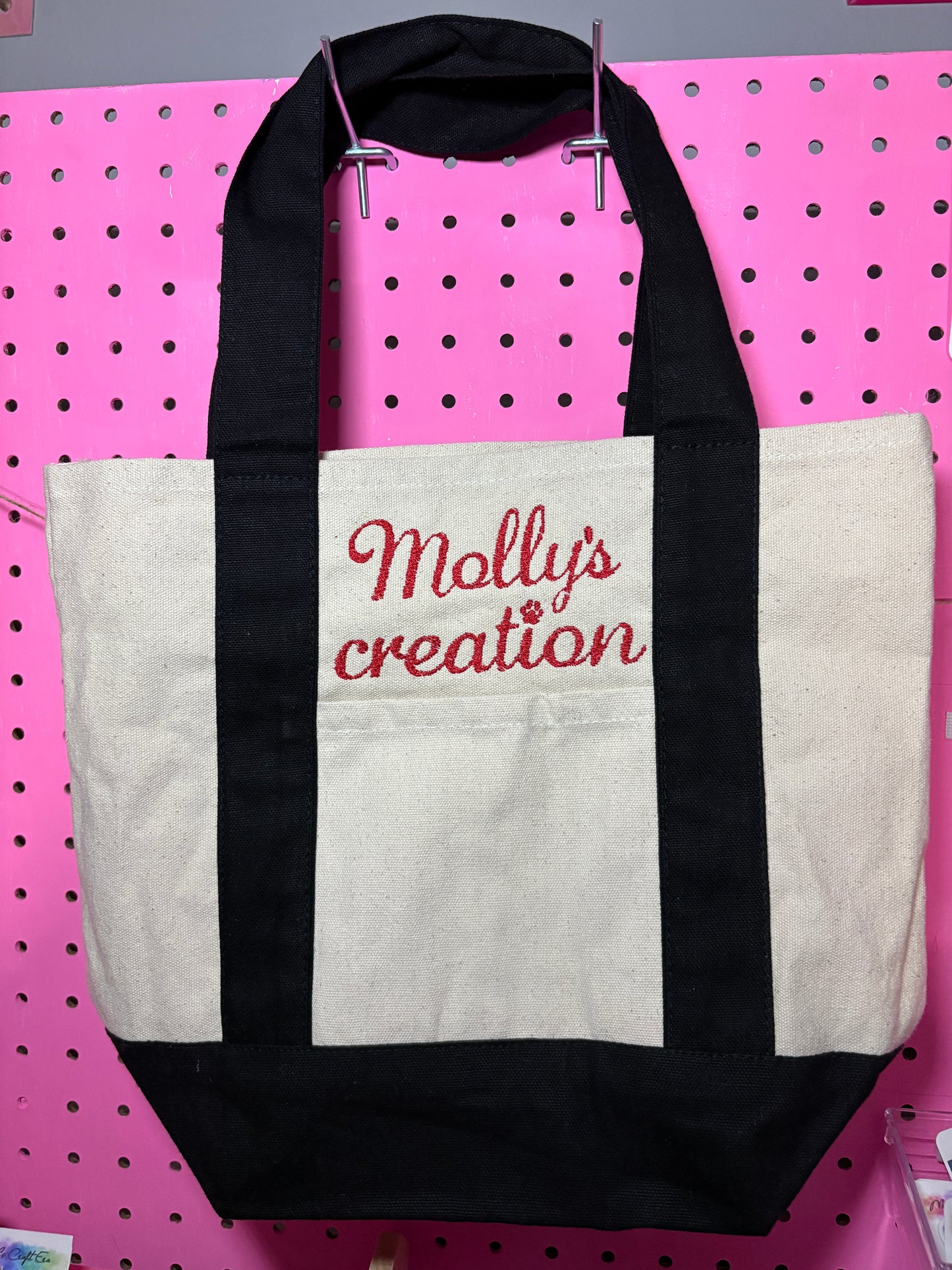 Small Tote Bag- embroidered